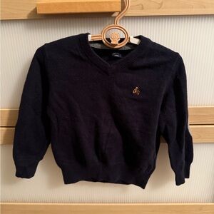 GAP Men's Dark Blue V-Neck Sweater